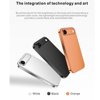 هاتف ذكي صغير 4G LTE بشاشة 3.75 بوصة يعمل بنظام أندرويد، معالج MTK6765 ثماني النواة، ذاكرة 3 جيجابايت + 64 جيجابايت، فتح بالوجه، كاميرا مزدوجة، يدعم النطاقات العالمية، باللغة الفرنسية