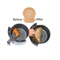 2022 neues billiges rundes Pergament papier für Air Fryer Einweg-Tray-Liner mit Pergament papier in Air Fryer