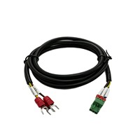 Connecteur en U ouvert en cuivre pur 4mm/6mm/8mm, Fiche double extrémité en Y, Câble de test, Câble d'alimentation 10A/20A, Bornes 3.81/5.08/6.3