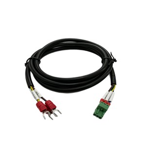 Saf Bakır 4mm/6mm/8mm Açık U-şekilli Çatal Fiş Çift Uçlu Y-şekilli Fiş test kablosu 10A/20A Güç Kablosu 3.81/5.08/6.3 Terminal - Product Image 1