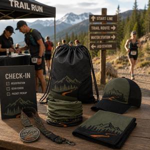 Kit de Artículos Promocionales Personalizados para Eventos Deportivos, Cordón, Medalla, OEM, ODM, Paquete de Múltiples Artículos para Carreras - Product Image 3