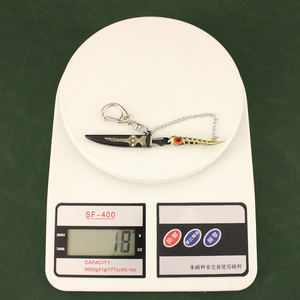 All'ingrosso TikTok prodotto popolare 9cm Mini gioco <span class=keywords><strong>di</strong></span> metallo <span class=keywords><strong>di</strong></span> spada - Product Image 6