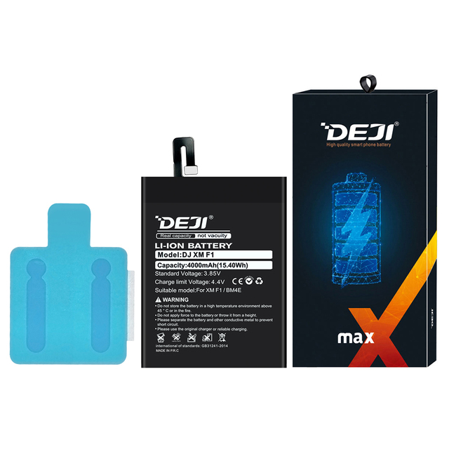 DEJI Wholesale BM4E Authentic Phone Battery for Xiaomi Pocophone F1 Low MOQ for Distributors CE RoHS KC TIS RoHS