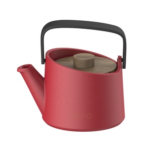 Ensemble de théière en céramique avec filtre, théière japonaise en porcelaine empilable avec tasse et couvercle, 800 ml - Product Image 1