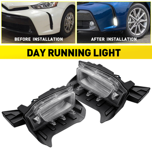 Luces LED DRL delanteras AUXITO para circulación diurna, izquierda y derecha, para Toyota Prius Plus Alpha 2016-2022 - Product Image 3