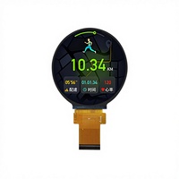 Layar LCD Bentuk Bulat 2.8 Inci Modul LCD IPS TFT dengan Antarmuka SPI+RGB Resolusi 480*480 ST7701S
