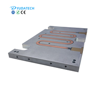 Plaque de refroidissement liquide IGBT personnalisée professionnelle, plaque de refroidissement en aluminium, plaque de refroidissement d'eau froide
