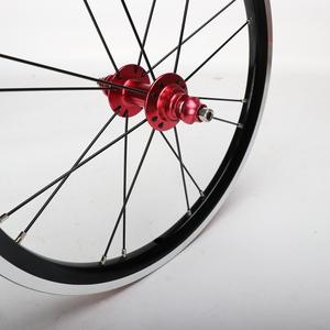 Ensemble de <span class=keywords><strong>roues</strong></span> de vélo CG 16 pouces 305 <span class=keywords><strong>Trois</strong></span> vitesses Faible résistance 74-85V Frein 14 pouces 412 Roue de vélo pliable en alliage d'aluminium - Product Image 6