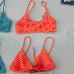 Set <span class=keywords><strong>Bikini</strong></span> da Bagno con Micro Reggiseno <span class=keywords><strong>di</strong></span> Design ODM su Misura in Lussuoso Tessuto a Maglia e Laccetti Produttore ODM - Product Image 3