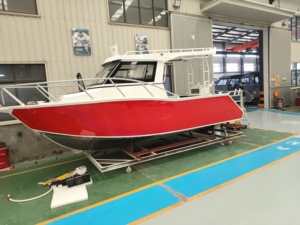 Imbarcazione da Pesca in Mare Deep-V Profisher con Cabina Aperta, Yacht Sportivo Offshore in Alluminio da 6,85m (<span class=keywords><strong>23</strong></span> Piedi) con Cabina Centrale - Product Image 1