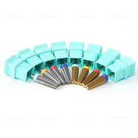 HYTOOS Embouts de ponceuse à ongles 5 en 1, 16 mm, en carbure, à pointe plate et conique, pour le retrait de gel, pour ponceuses électriques, accessoires de manucure