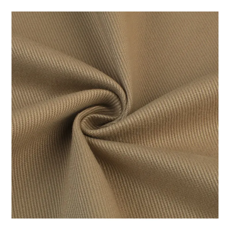 LEVITEX polyester spandex stretch fabric Khaki Fabric Chino Pants Men Cotton Twill Elastic Fabric For Trousers