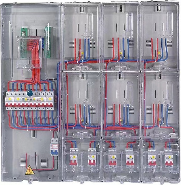 Manufacturer's Waterproof IP45 Steel/Metal Plastic ABS Electronic Meter Cabinet Outdoor Over Voltage Distribution Box
