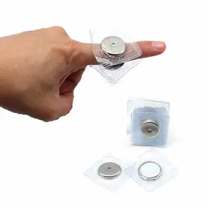 PVC su geçirmez görünmez gizli düğmeler dikiş manyetik kapatma çanta elbise mıknatıs Snaps düğmeleri aksesuarları