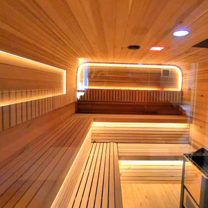 عنصر التدفئة الكهربائية المحمول في الهواء الطلق على مقطورة مخصصة يمكن التحكم في غرفة ساونا البخار - Product Image 5