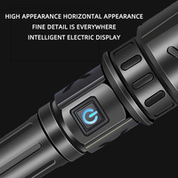 Lampe de poche de grande puissance à lumière Led, Flash imperméable, tactique, Rechargeable, produit authentique, pour Camp