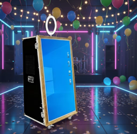 Miroir photo interactif magique en bois de 65 pouces avec écran tactile pour fêtes ou mariages – Offre spéciale