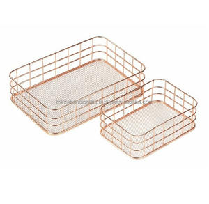 Cestas de alambre modernas de lujo para el hogar, cesta de almacenamiento de alambre de cocina, diseño a la moda, personalizado, precio de fábrica, estilo americano, gran oferta - Product Image 5