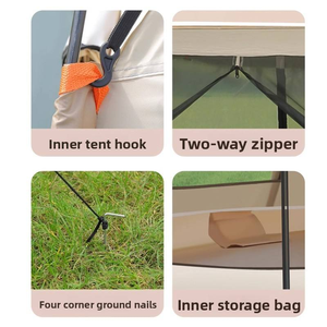 Tente de pluie moderne Oxford à double couche, grande ouverture rapide, pliante et automatique pour le <span class=keywords><strong>camping</strong></span>, équipement de <span class=keywords><strong>camping</strong></span> en toile et polyester portable - Product Image 6