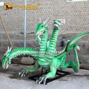 MY Dino Animatronique interactive pour enfants, bébé dragon volant à trois têtes - Product Image 1