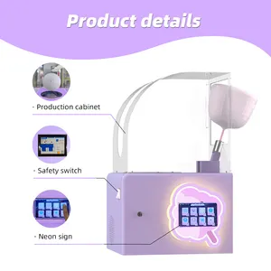 Mini Commercial Electric Fairy Floss Making Flower Cotton Candy Machine For Sale