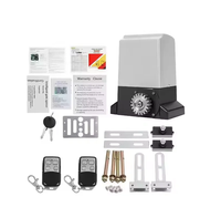 Pembuka Gerbang Geser Modern SSR Aluminium dengan Limit Magnetik Otomatis 500KG 320W 220V/110V Kompatibel Tenaga Surya untuk Villa/Garasi Garansi 1 Tahun