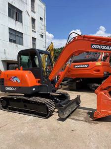 Excavadora de orugas Dossan DH60 6Ton usada con rodamiento de componentes de caja de cambios de núcleo DH55 DX60 - Product Image 3