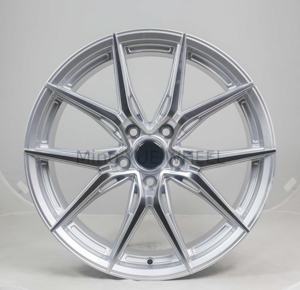 Mingyue 18X8 Hyper noir gris course Sport roue de voiture de tourisme pour <span class=keywords><strong>VW</strong></span> Polo Golf Audi A4 A5 BMW série 3 4 5 M2 M3 M4 E46 F30 Benz - Product Image 2