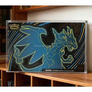 Étui de présentation en acrylique transparent pour la collection Ultra-Premium de <span class=keywords><strong>Pokémon</strong></span> Mega <span class=keywords><strong>Charizard</strong></span> X Ex UPC - Product Image 1