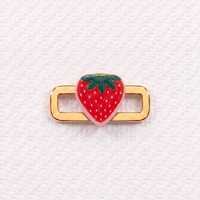 Cartoon Fruit Verbindingshanger Roestvrij staal Gegalvaniseerde afwerking Fris schattig ontwerp Creatieve DIY-armband in niche-stijl