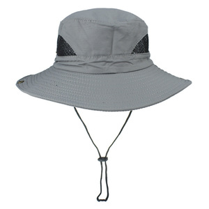 Sombrero de Pescador de Lona a Rayas Personalizado para Verano, Unisex, Protección Solar Informal, 100% Poliéster, para Senderismo, Camping, Pesca y Viajes - Product Image 6