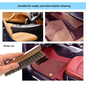 170*51*42MM <span class=keywords><strong>brosse</strong></span> à poils de cheval en bois de hêtre et <span class=keywords><strong>brosse</strong></span> à crin mixte brosses de nettoyage à la main <span class=keywords><strong>pour</strong></span> le nettoyage à domicile des roues de voiture - Product Image 6