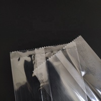 Sacs d'emballage en polyéthylène transparents pour bâtonnets glacés DIY, scellables à l'arrière, en stock