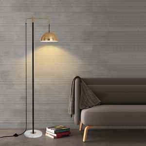 Décoration En Métal moderne Contemporain Or <span class=keywords><strong>LED</strong></span> Lampadaire Design Réglable pour <span class=keywords><strong>Salon</strong></span> - Product Image 2