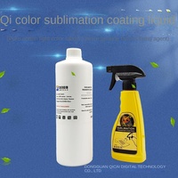 Spray de prétraitement thermique pour sublimation liquide en gros pour matériaux denim clairs – Modèle sérigraphie