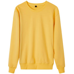 Streetwear felpa Pullover da <span class=keywords><strong>uomo</strong></span> girocollo larga 280g tinta unita felpa a girocollo <span class=keywords><strong>senza</strong></span> <span class=keywords><strong>cappuccio</strong></span> - Product Image 4