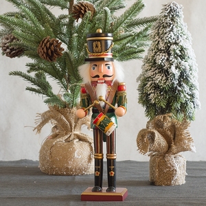 MAIMAI Noël Explosion Marionnette Tin Soldat Bois <span class=keywords><strong>Casse</strong></span>-<span class=keywords><strong>Noisette</strong></span> Commerce Extérieur Spot Rétro Noël Petite Décoration <span class=keywords><strong>Casse</strong></span>-<span class=keywords><strong>Noisette</strong></span> - Product Image 4