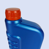 Vente en gros de bouteille d'emballage en plastique bleu HDPE vide de 1litre 1000ml bouteille d'huile moteur bouteille d'huile de frein lubrifiant