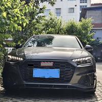 Pièces Extérieures de Voiture Spoiler de Pare-chocs Avant pour Voiture ABT Splitter Avant 4 Pièces pour Audi A4 2020-2025