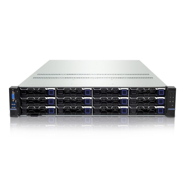 2U Dual-Socket for Intel Xeon Rack Server Barebone System-Stock