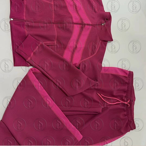 ชุดวาฟเฟิลถักสำหรับเลานจ์สำหรับผู้หญิง2026มีฮู้ดผ้าฝ้าย2ชิ้นและสั้นสกินนี่ยาวเหนือเข่าสไตล์ลำลองพร้อมโลโก้ที่กำหนดเอง - Product Image 2