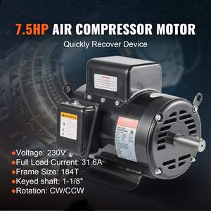 DB 7.5HP Electric <b>Motor</b> 230V 31.6A 3450RPM 184T Frame Air Compressor with CW/CCW Rotate <b>Hydraulic</b> <b>Motors</b> Product Category - Product Image 2