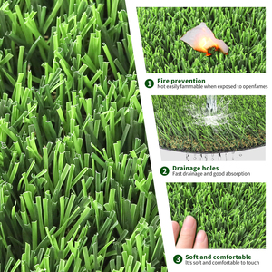 30mm-35mm-40mm-45mm vườn cảnh quan trang trí tổng hợp cỏ nhân tạo cỏ cỏ tổng hợp - Product Image 3