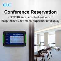 Duvara Monte Edilebilir 10.1 İnç LCD Dokunmatik Ekran RK3288 Wi-Fi RJ45 POE Güçlü LED Işıklı Yeni Konferans Toplantı Odası Tableti
