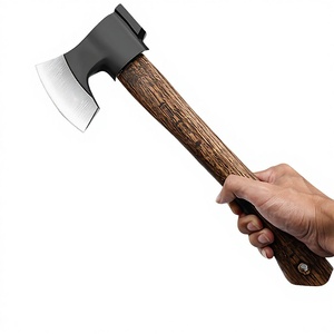 Hache à main en acier à haute teneur en carbone de 9 cm pour la coupe du bois, la menuiserie, le camping en extérieur, l'abattage d'arbres et l'exploitation forestière, usage domestique, vente en gros - Product Image 1