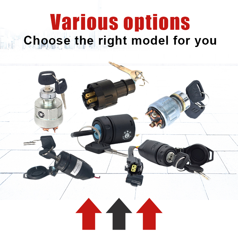Newyuan Set di 6 chiavi di accensione per carrello elevatore, 503, 530, 701, 702, 801, 802, compatibile con Linde Jungheinrich HELI, carrello elevatore, carrello elevatore, carrello elevatore