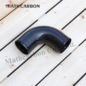 Mathcarbon cường độ cao Trọng lượng nhẹ khô sợi Carbon cong ống cong sợi Carbon M157 - Product Image 1