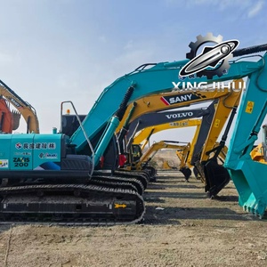 Excavatrice d'occasion Kobelco 200-10, marque japonaise d'origine, 20 tonnes, sur chenilles en caoutchouc, grande taille, modèle 2023, godet de 1,0 m - Product Image 5