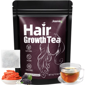 OEM ODM Prêt à expédier Sachet de tisane naturelle pour la santé capillaire, mélange d'Eclipta, de Ligustrum et de Goji, favorise la vitalité des cheveux, 15 sachets - Product Image 1