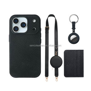 <span class=keywords><strong>Cover</strong></span> per <span class=keywords><strong>iPhone</strong></span> Personalizzabile in Stile Semplice - Custodia in Vera Pelle Tecnologica Resistente e di Facile Manutenzione - Product Image 3